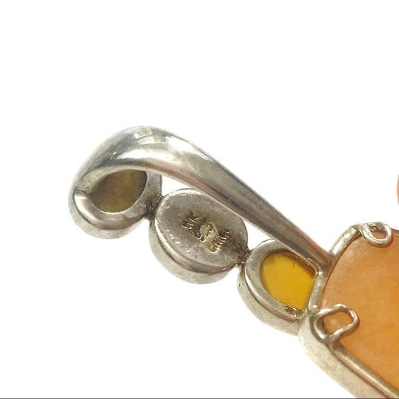 Whitney Kelly 925 Silver Multi-Gem Stone Pendant - Picture 3 of 5